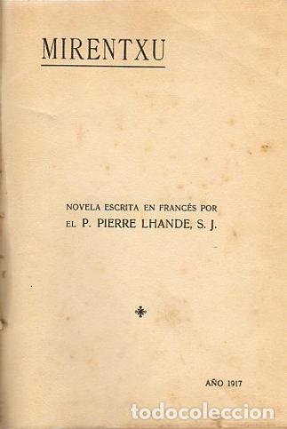Libros: Mirentxu - Lhande, Pierre/S.J. - Foto 1