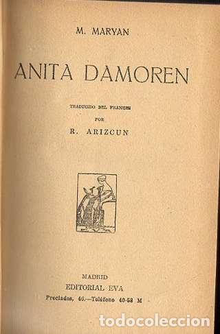 Libros: Anita Damoren - Maryan, M. - Foto 1