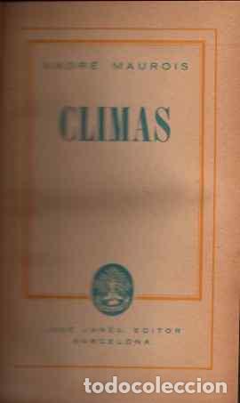 Libros: Climas. - Maurois, Andr&eacute; - Foto 1