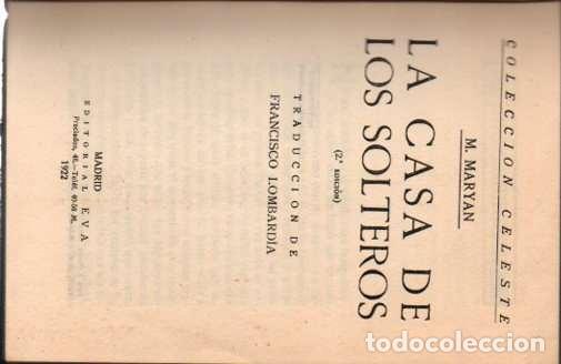 Libros: La casa de los solteros - Maryan, M. - Foto 1