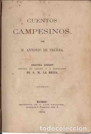 Libros: Cuentos campesinos - Trueba, Antonio de - Foto 1