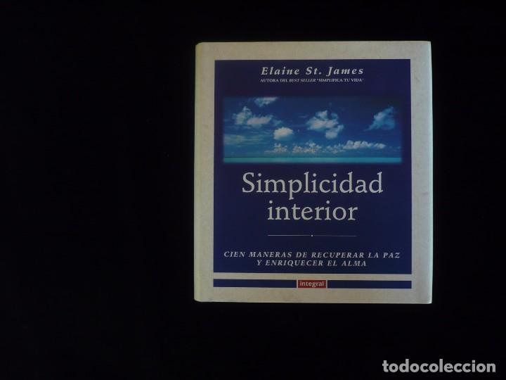 Libros: sinplicidad interior, elaine st. james - Foto 1