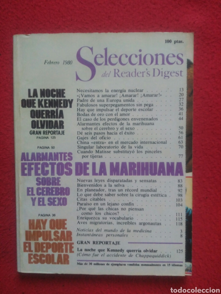 Libros: Selecciones del Readers Digest. 1980 Febrero - Foto 1