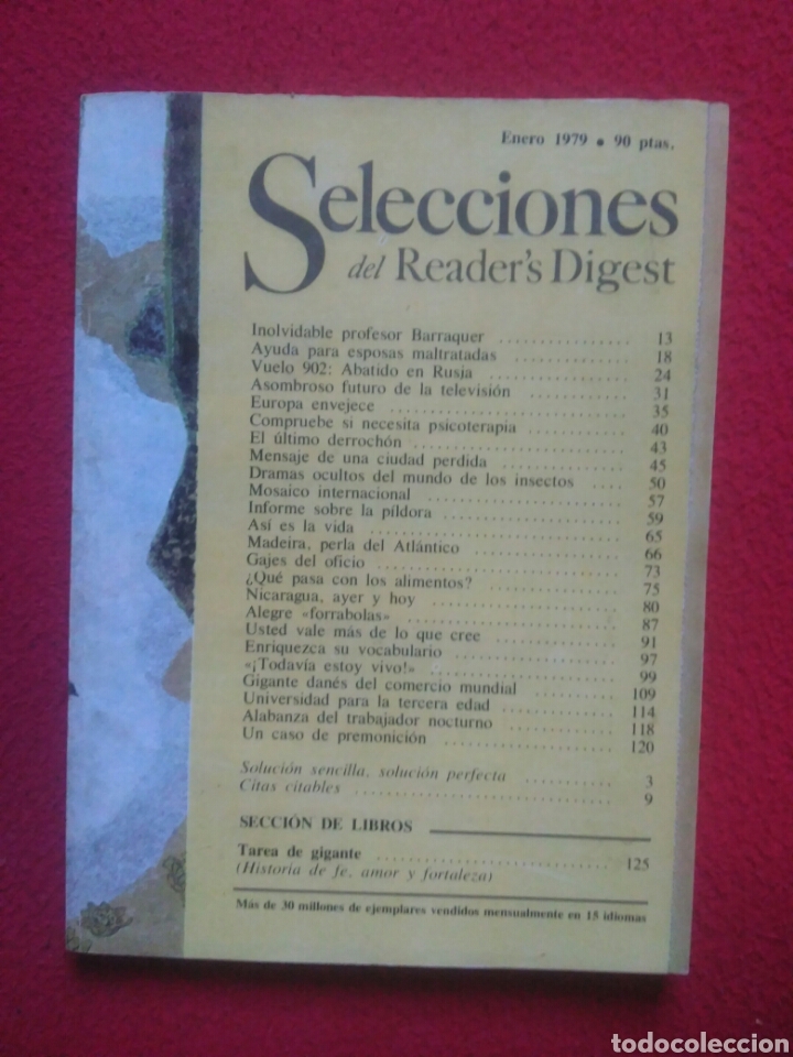 Libros: Selecciones del Readers Digest. 1979 Enero - Foto 1