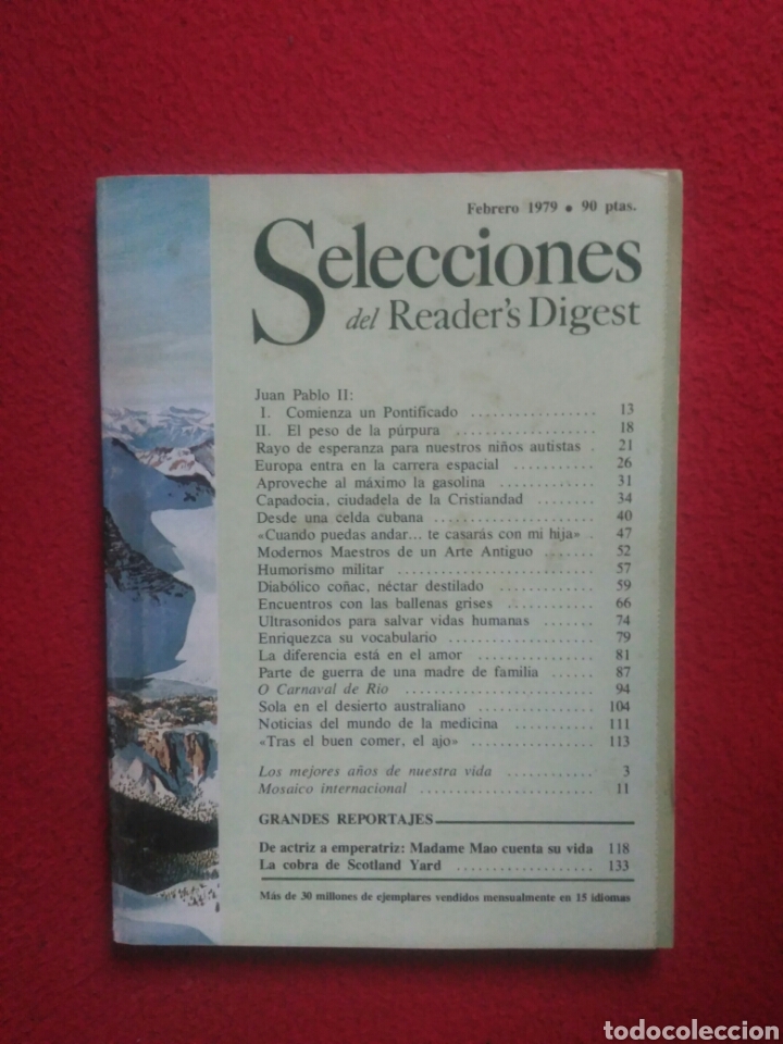 Libros: Selecciones del Readers Digest. 1979 Febrero - Foto 1