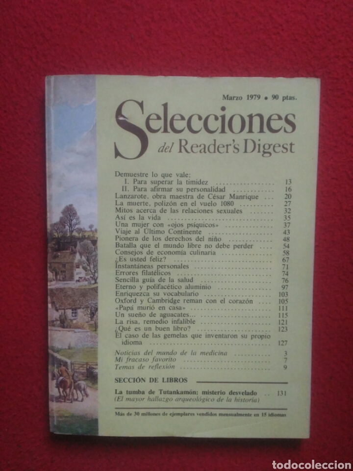 Libros: Selecciones del Readers Digest. 1979 Marzo - Foto 1