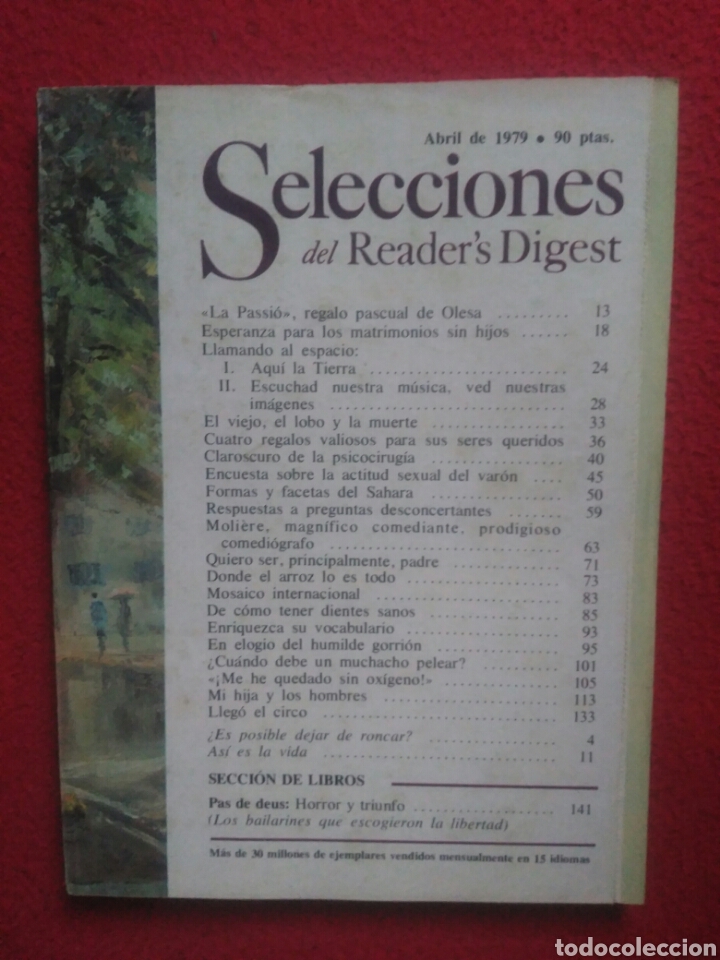 Libros: Selecciones del Readers Digest. 1979 Abril - Foto 1