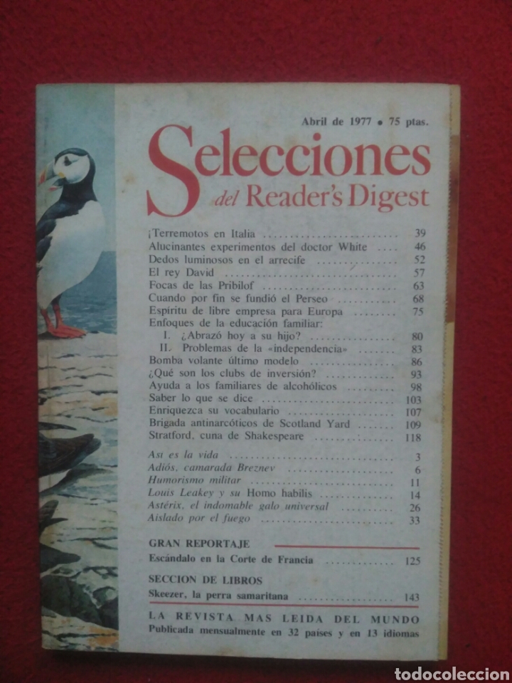 Libros: Selecciones del Readers Digest. 1977 Abril - Foto 1