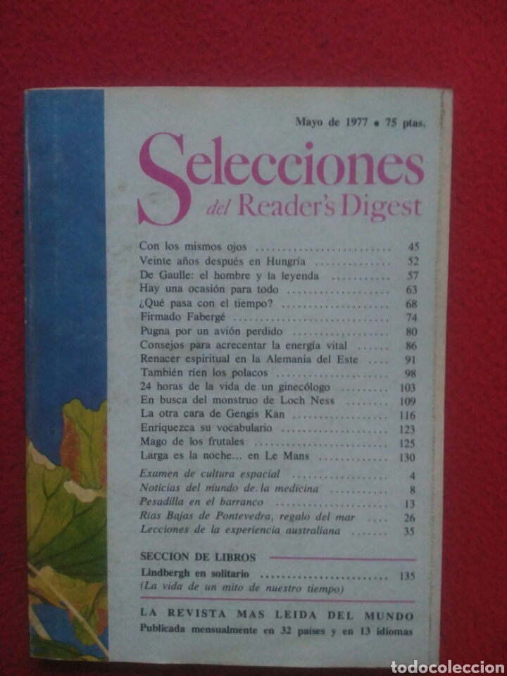 Libros: Selecciones del Readers Digest. 1977 Mayo - Foto 1