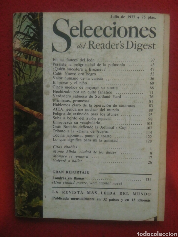 Libros: Selecciones del Readers Digest. 1977 Julio - Foto 1