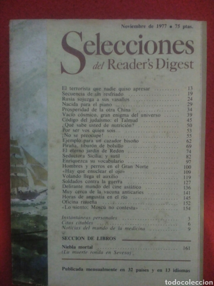 Libros: Selecciones del Readers Digest. 1977 Noviembre - Foto 1