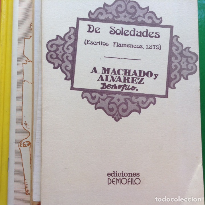 Libros: Las soledades (escritos flamencos) 1.879 - Foto 1