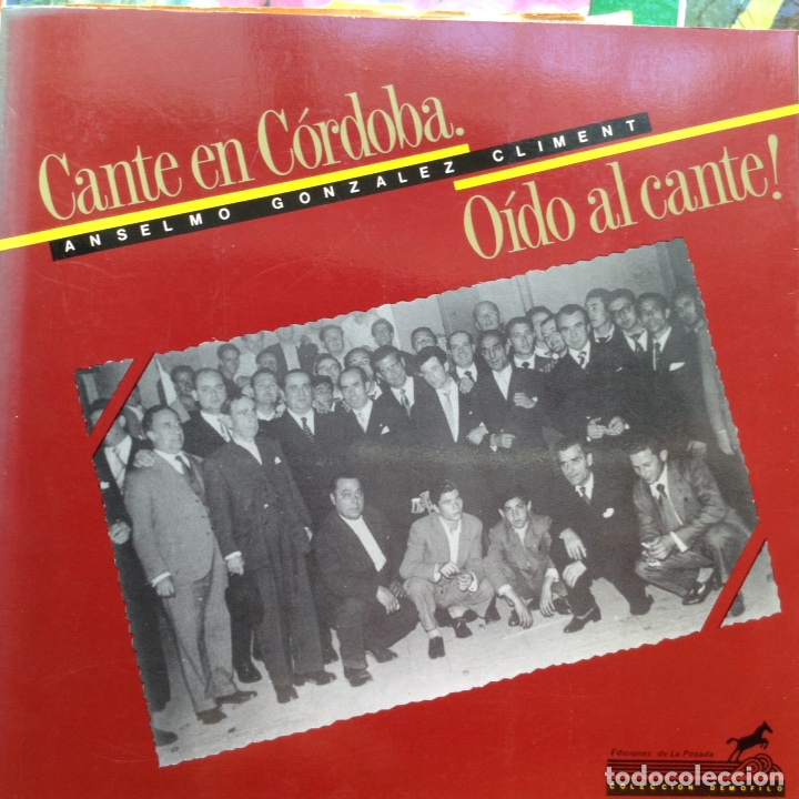 Libros: Cante en C&oacute;rdoba. O&iacute;do al cante. - Foto 1