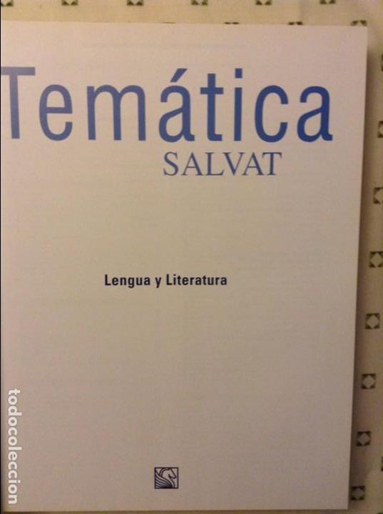 Libros: LENGUA Y LITERATURA (TEM&Aacute;TICA SALVAT) - Foto 3