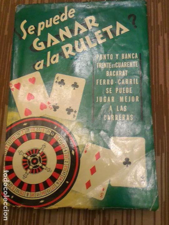 Libros: SE PUEDE GANAR A LA RULETA?, por F. DEVAL - Editorial Per&uacute; - Argentina - PRIMERA EDICION / SIN A&Ntilde;O