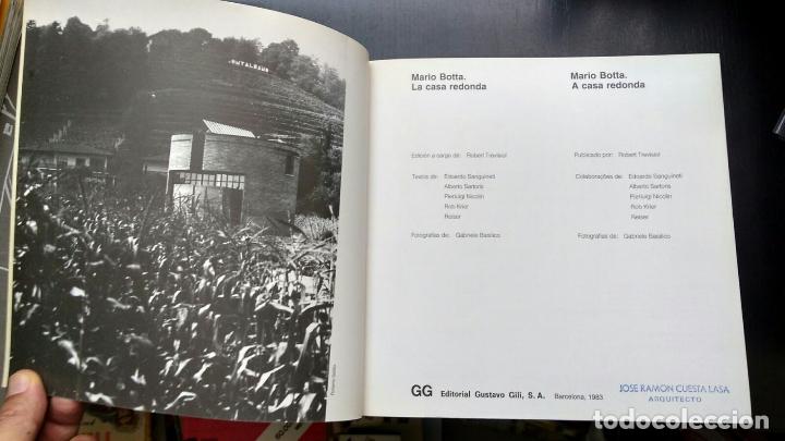 Libros: MARIO BOTTA. LA CASA REDONDA - TREVISIOL, ROBERT (EDICION) / SANGUINETI, E. / SARTORIS, A. / NICOLIN - Foto 2