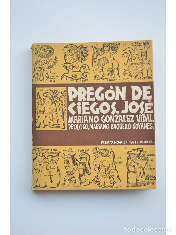 Libros: Preg&oacute;n de ciegos - GONZ&Aacute;LEZ VIDAL, Jos&eacute; Mariano - Foto 1