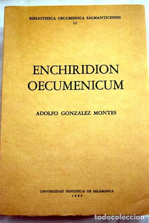 Libros: Enchiridion oecumenicum.- Adolfo Gonzalez Montes - Foto 1