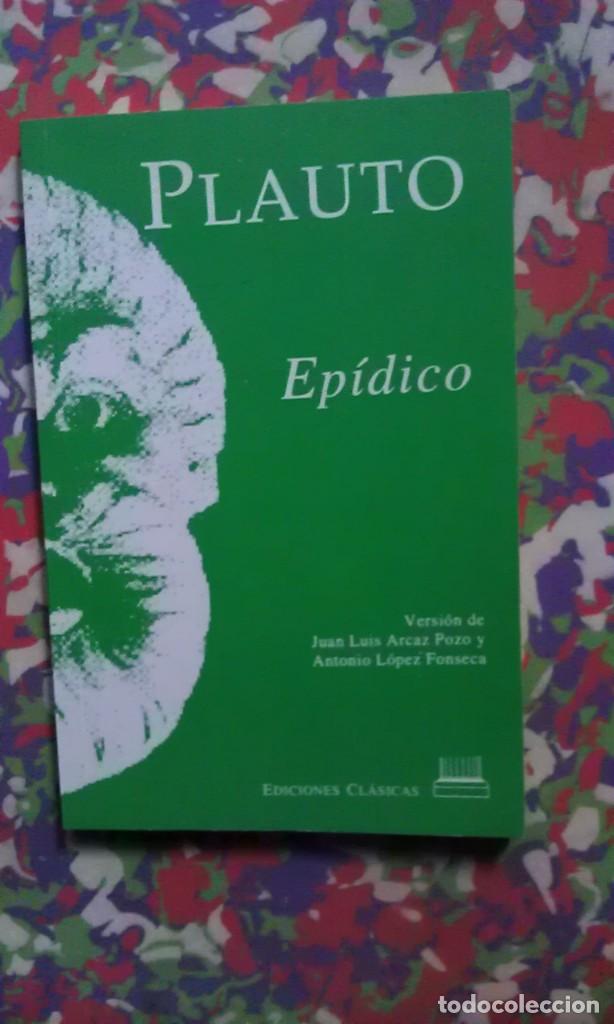 Libros: EPIDICO - PLAUTO - Foto 1