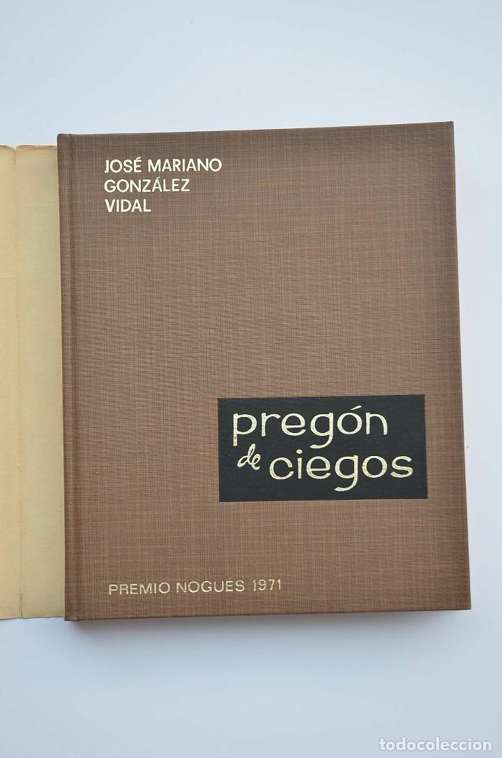 Libros: Preg&oacute;n de ciegos - GONZ&Aacute;LEZ VIDAL, Jos&eacute; Mariano - Foto 2
