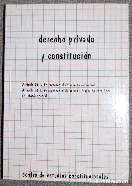 Libros: DERECHO PRIVADO Y CONSTITUCION. A&ntilde;o 4, Num. 9 - Foto 1