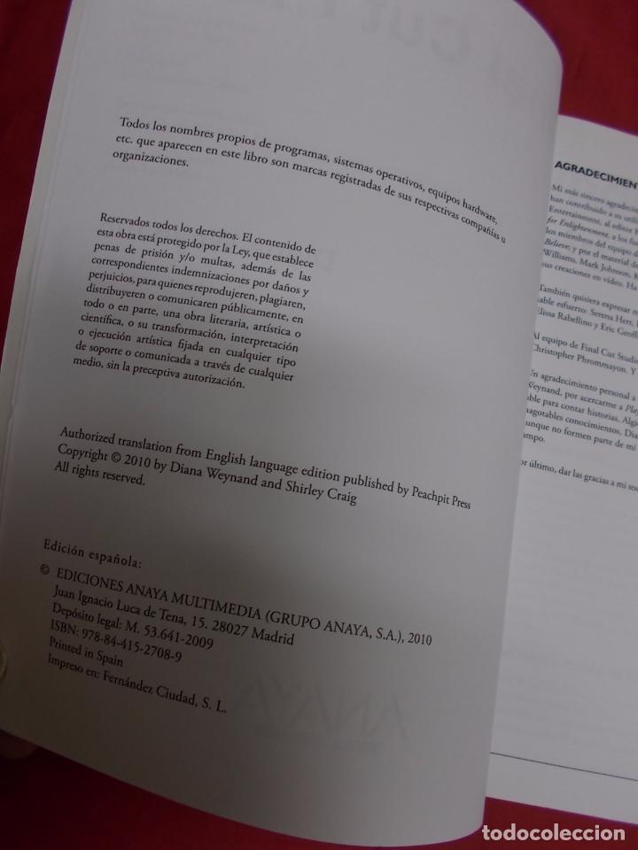 Libros: FINAL CUT PRO 7. DIANA WEYNAND. EL LIBRO OFICIAL. ANAYA. 2010 - Foto 2