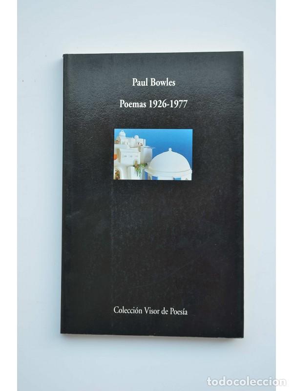 Libros: Poemas 1926-1977 - BOWLES, Paul - Foto 1