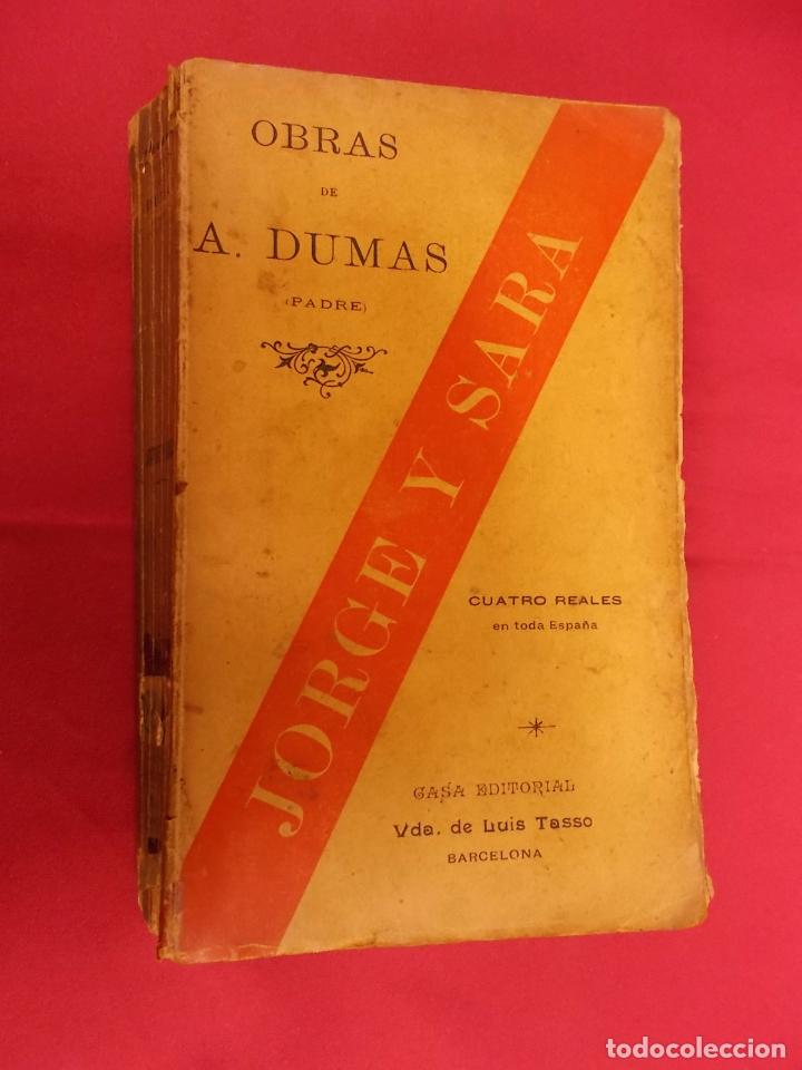 Libros: JORGE Y SARA - ALEJANDRO DUMAS PADRE - TASSO. - Foto 1