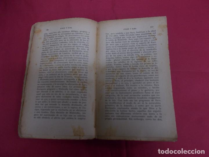 Libros: JORGE Y SARA - ALEJANDRO DUMAS PADRE - TASSO. - Foto 6