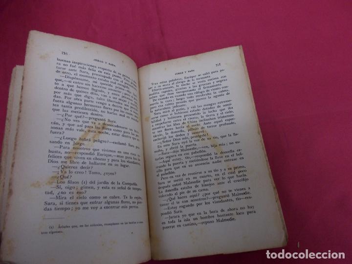 Libros: JORGE Y SARA - ALEJANDRO DUMAS PADRE - TASSO. - Foto 8