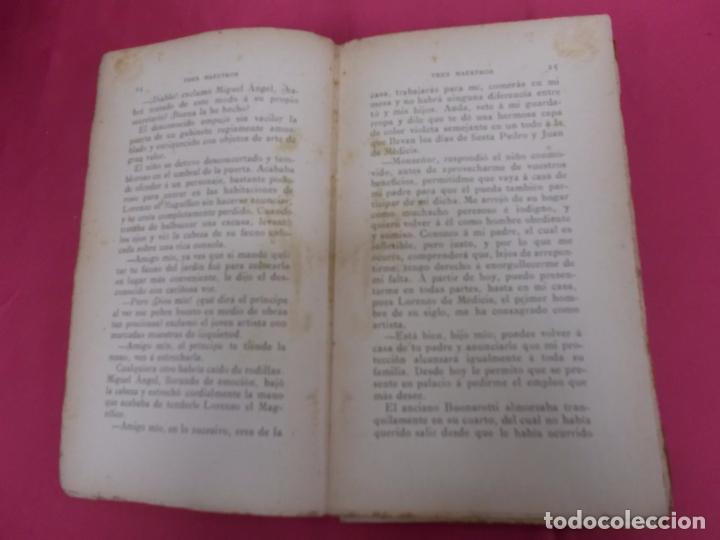 Libros: TRES MAESTROS. ALEJANDRO DUMAS PADRE. TASSO. - Foto 6