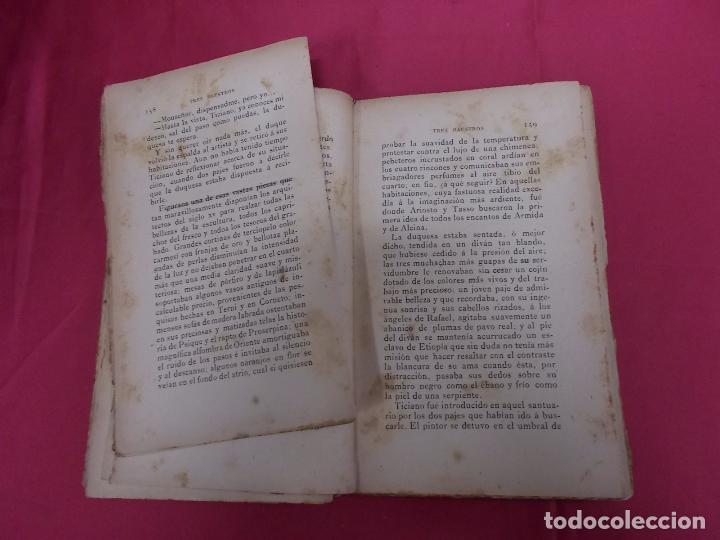 Libros: TRES MAESTROS. ALEJANDRO DUMAS PADRE. TASSO. - Foto 11