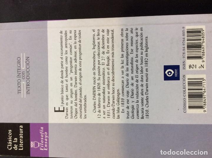 Libros: El origen (II) del hombre - Foto 2
