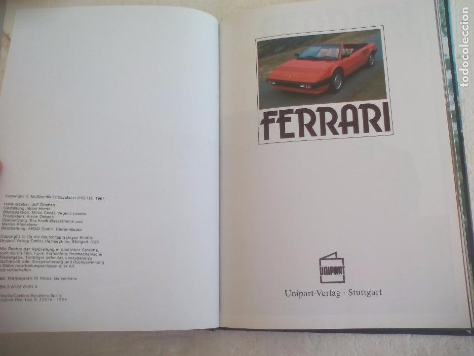 Libros: Ferrari. Brian Laban. 1984. Libro de coches en alem&aacute;n - Foto 7