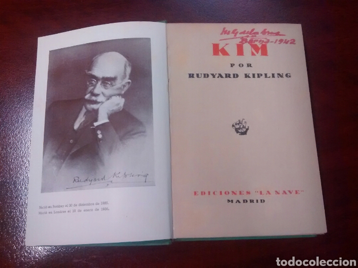 Libros: Kim - Rudyard Kipling - 1942 - Foto 4