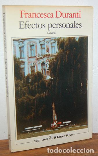 Libros: EFECTOS PERSONALES - FRANCESCA DURANTI - Foto 1