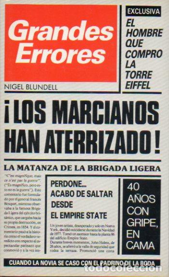 Libros: GRANDES ERRORES. - Foto 1