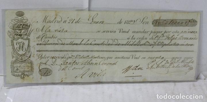 Libros: LETRA DE CAMBIO - MADRID A 21 DE ENERO DE 1829 - Foto 1