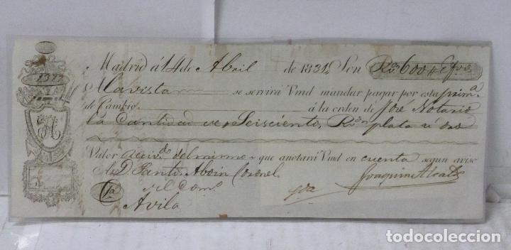 Libros: LETRA DE CAMBIO - 14 DE ABRIL DE 1831 - Foto 1