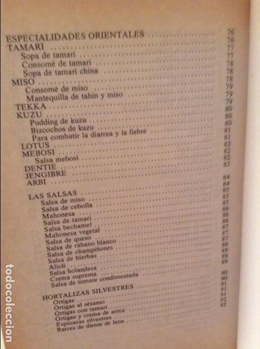 Libros: MACROBIOTICA - NURIA GARCIA - EDITORIAL DE VECCHI - Foto 7