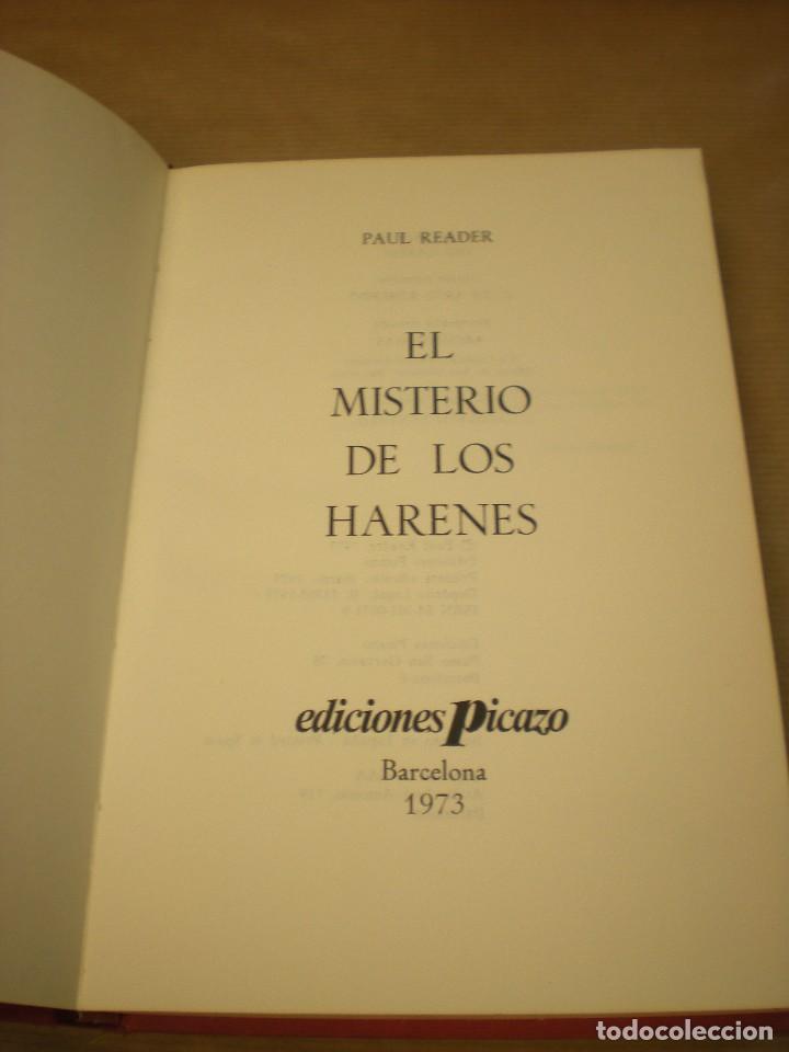 Libros: El misterio de los harenes de Paul Reader. Ediciones Picazo 1973 - Foto 2