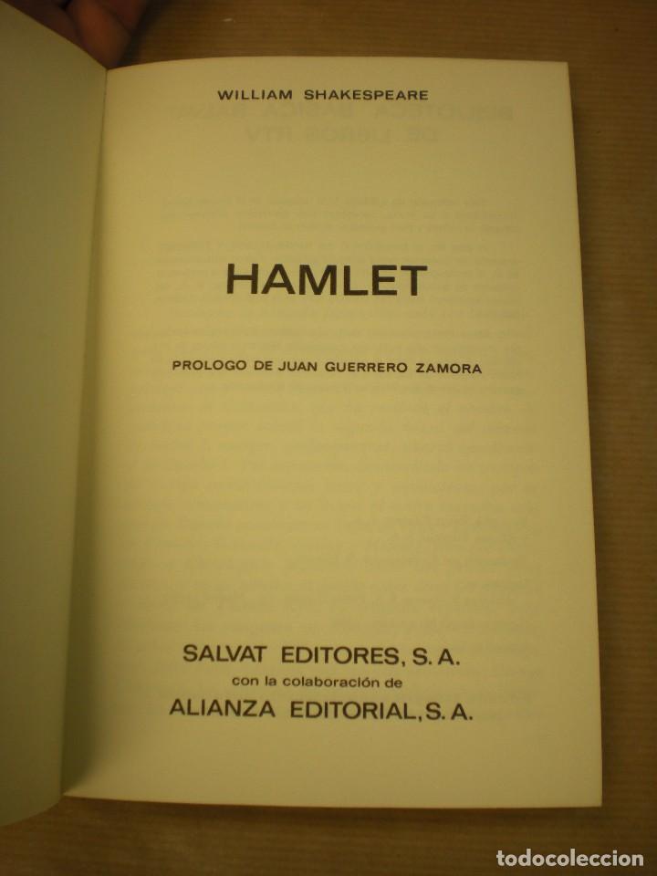 Libros: hamlet de william shakespeare. biblioteca b&aacute;sica salvat 1969 - Foto 2