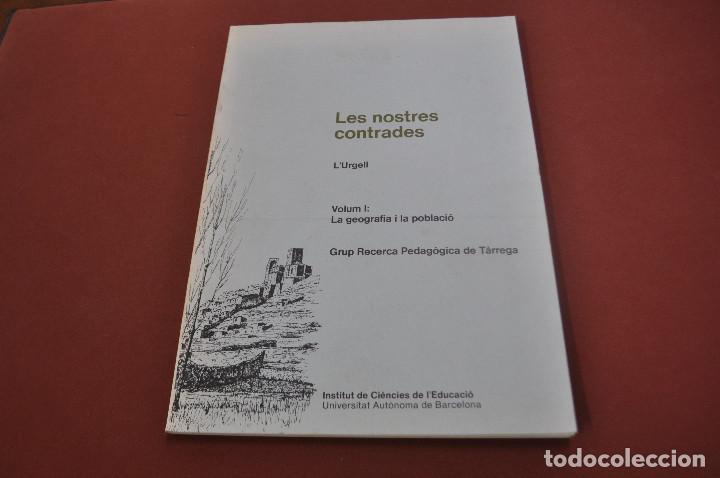 books: Les nostres contrades l'Urgell volum 1 la geografia i la poblaci&oacute; - URGELL1