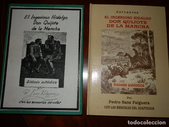 Libros: QUIJOTE.ADAPTACION TEATRO Y CINE...?CON MEMORIAS AUTOR.PEDRO SANS. 2 OBRAS DIFERENTES