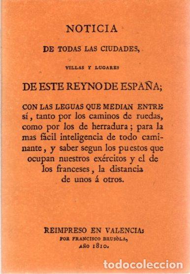 Libri di seconda mano: Noticia de todas las ciudades, villas y lugares de este Reyno de Espa&ntilde;a... - NO CONSTA AUTOR