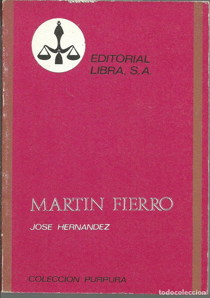 Libros: MARTIN FIERRO - JOSE HERNANDEZ - Foto 1