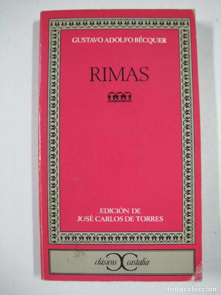 Libros: Rimas, Becquer (Clasicos Castalia) / Gustavo Adolfo Becquer - Foto 1