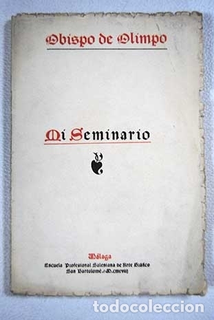 Libros: Mi seminario.- Manuel Gonz&aacute;lez - Foto 1