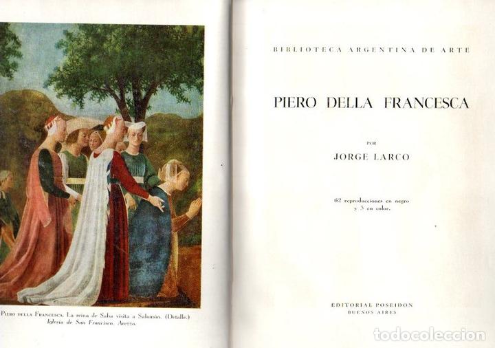 Libros: Piero Della Francesca - Larco, Jorge - Foto 1