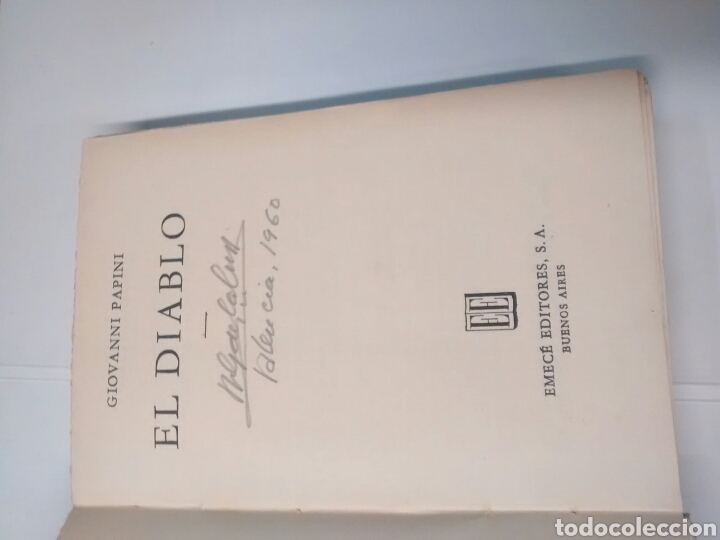Libros: El diablo - Papini - 1954 - Foto 3